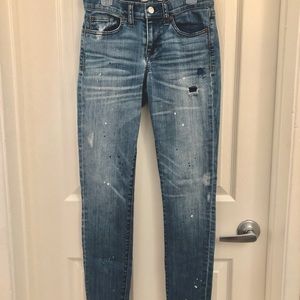 Madewell Paint Splatter Skinny Skinny